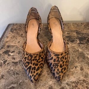 Leopard print heels